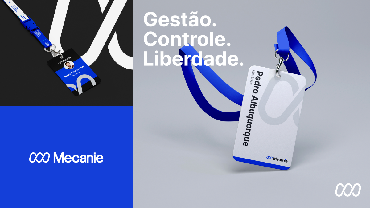 Mecanie branding — badges and lanyards